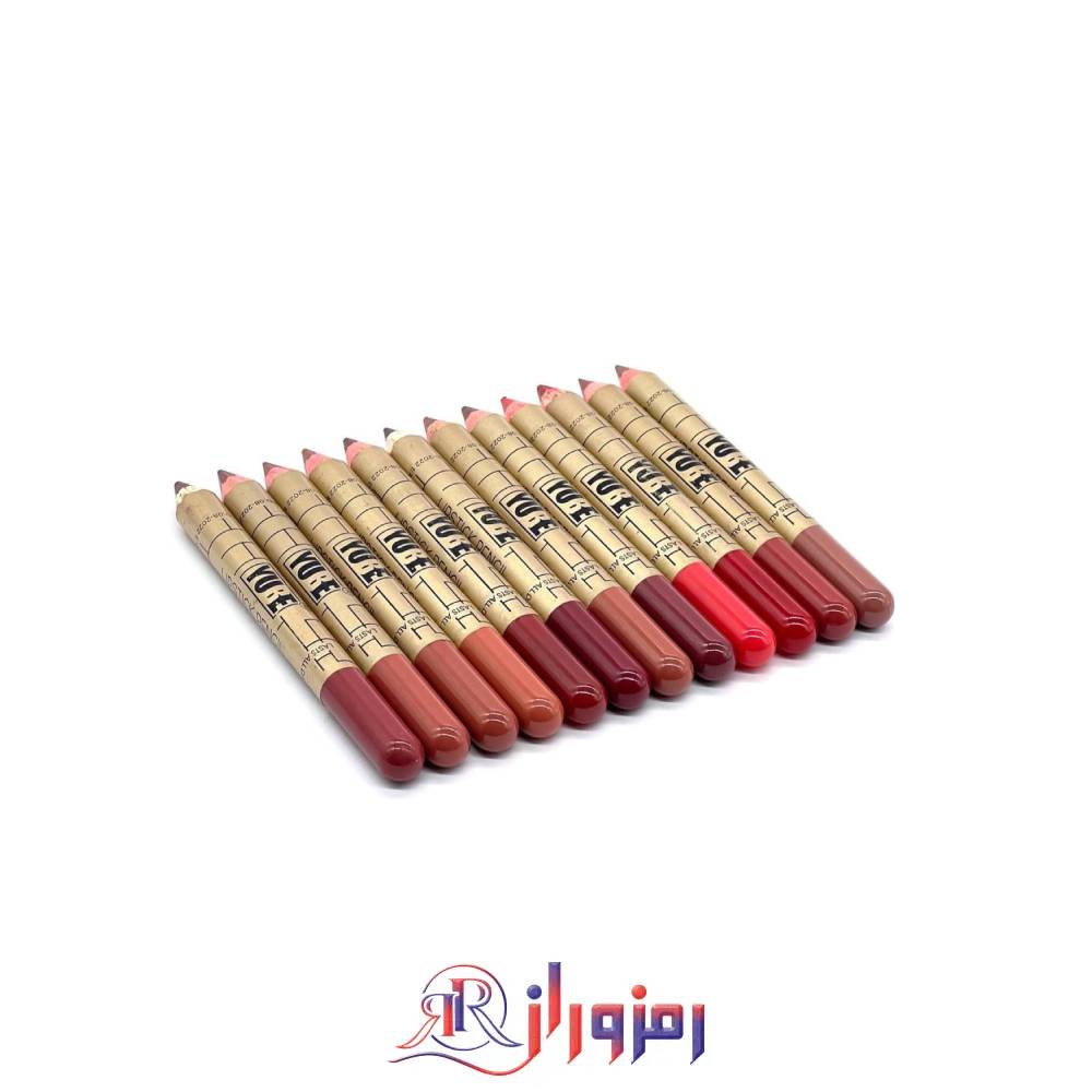 رژلب مدادی یوبی yube پوکه طلایی پک 12 عددی،خرید و قیمت رژلب مدادی یوبی yube پوکه طلایی پک 12 عددی